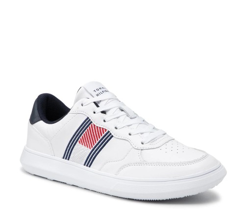 4sn Tommy Hilfiger FM0FM03904-YBR Essential Leather Cupsole Evo white/blue